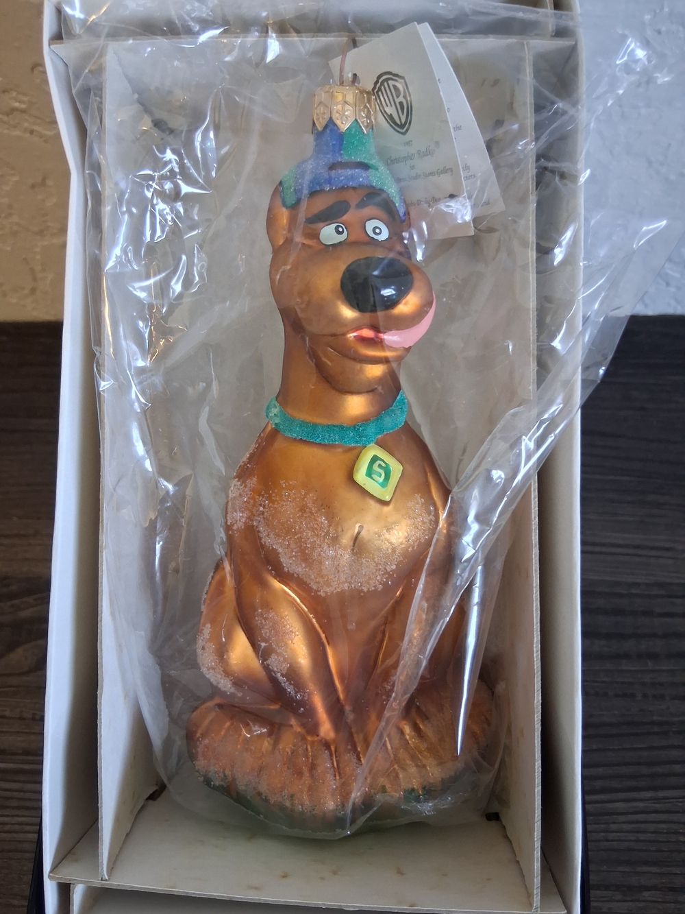 Radko Warner Bros Studio Store Scooby Doo Glass Christmas Ornament 1996 Boxed